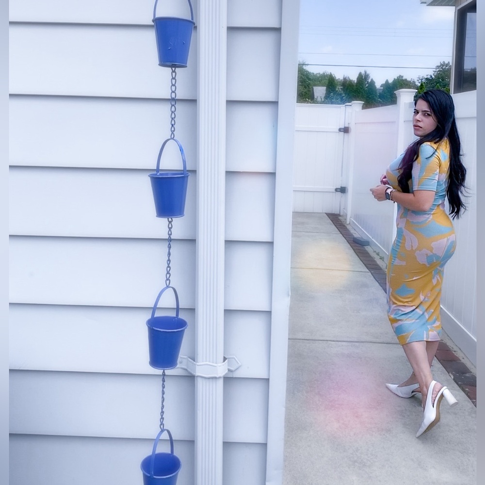 Zara collar midi dress